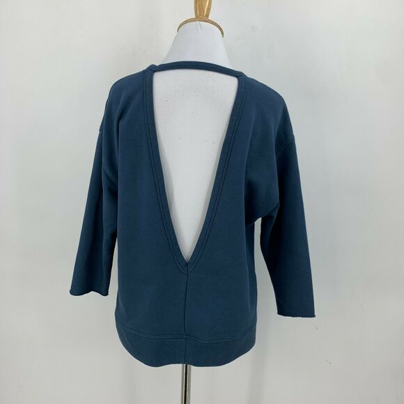 Nike Dri Fit Versa Training Top XS Extra Small Open Back Mid Sleeves Shirt *Read - Picture 4 of 11